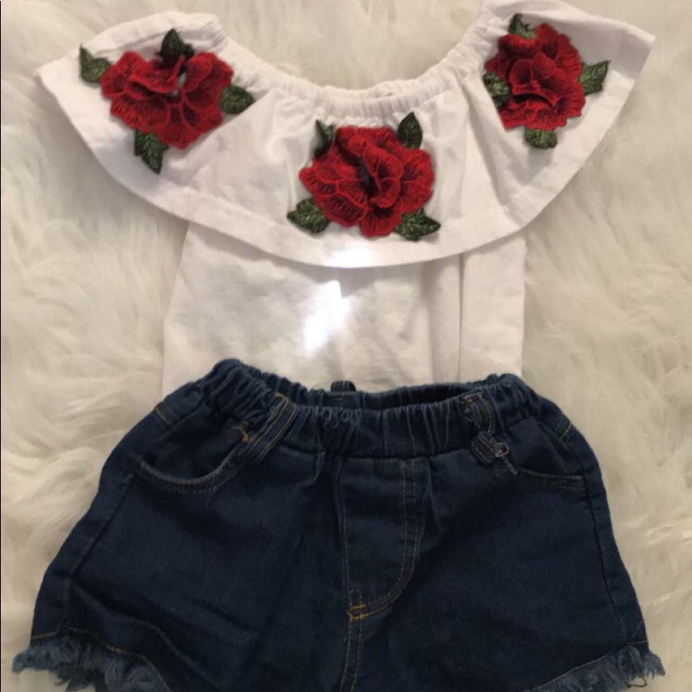 💕 CUTE BABY TOP & SHORTS SET 💕